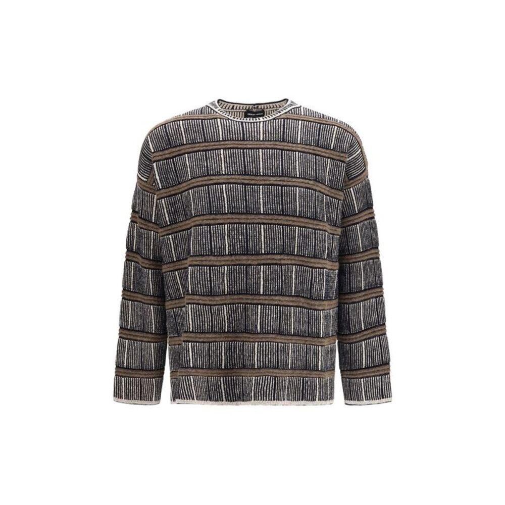 Giorgio Armani Blue Silk Men's Sweatshirt